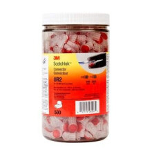 Conector de Codo IDC 3M UR2-JAR500, 500 Piezas, Rojo