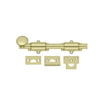 Deltana 8sb3-unl Heavy Duty Surface Bolt 8"""" Unlacquered Bright Brass