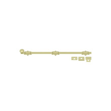 Deltana 24sb3-unl Heavy Duty Surface Bolt Unlacquered Bright Brass 24""""