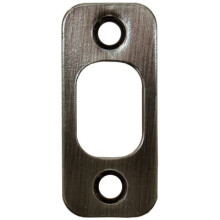 Zatv   racia doska Stone Harbor Hardware s okr   hlym rohov   m z   vorom, 1"""" x 2-1/4"""" 1-5/8"""" od stredu k stredu, staro   itn    nikel