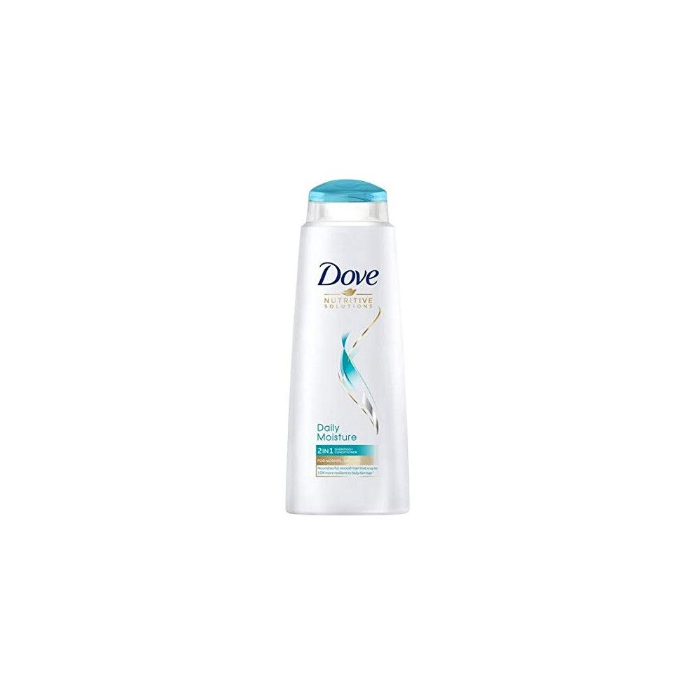 Dove Daily Moisture 2-in-1 Shampoo and Conditioner 400 ml - by Dove