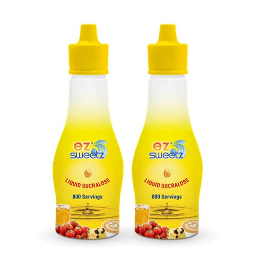 EZ-Sweetz (2.0oz - Υγρός Γλυκαντικός Παράγοντας 800 Μερίδες/Φιάλη) (Αρχικό, 2 Πακέτα)