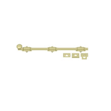 Deltana 18sb3-unl Heavy Duty Surface Bolt 18"""" Unlacquered Bright Brass