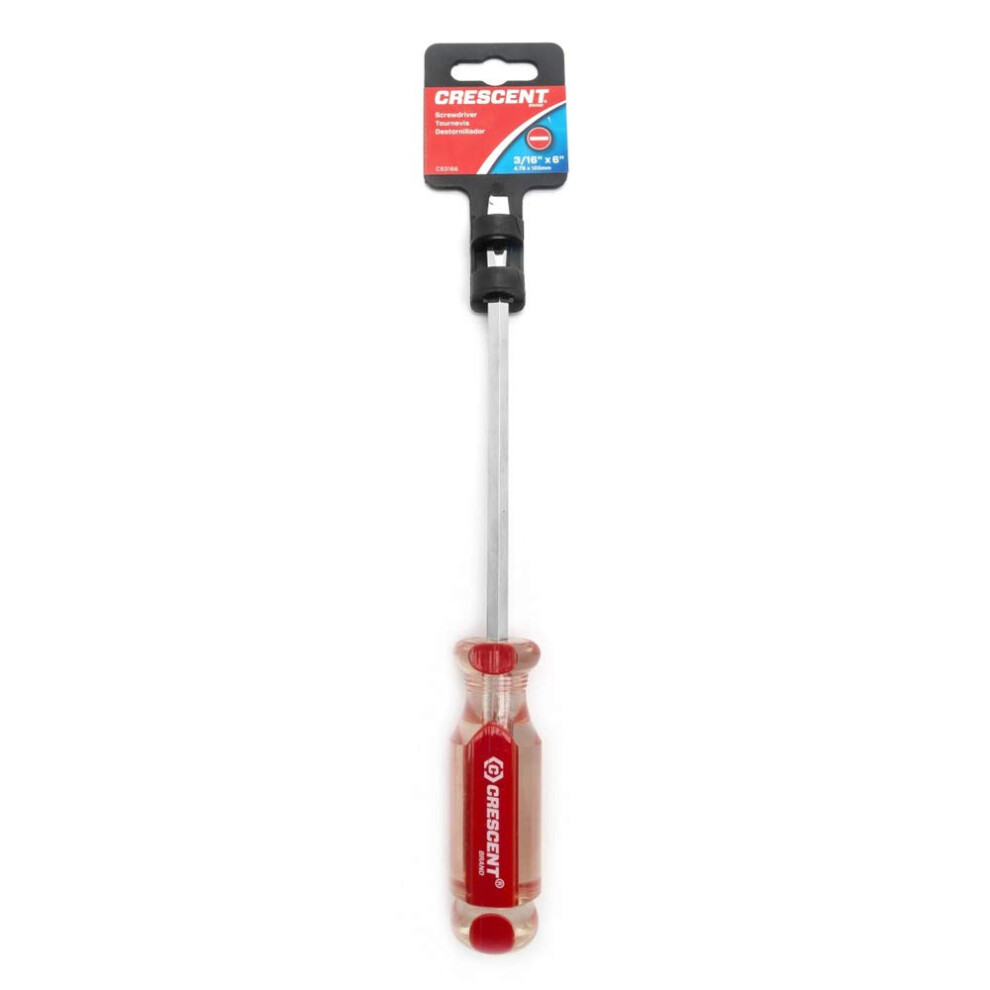 Crescent 3/16"""" x 6"""" Slotted Acetate Screwdriver - CS3166