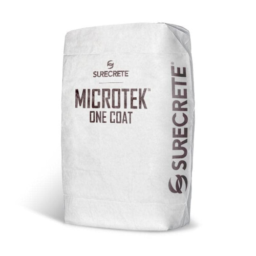 SURecrete Microtek One Coat Microcement superposition pour le bton | Blanc | 40 lb