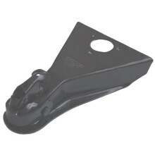 HUSKY TOWING 87079 Acoplador recto de bloqueo plano con marco en A de 2'', color negro