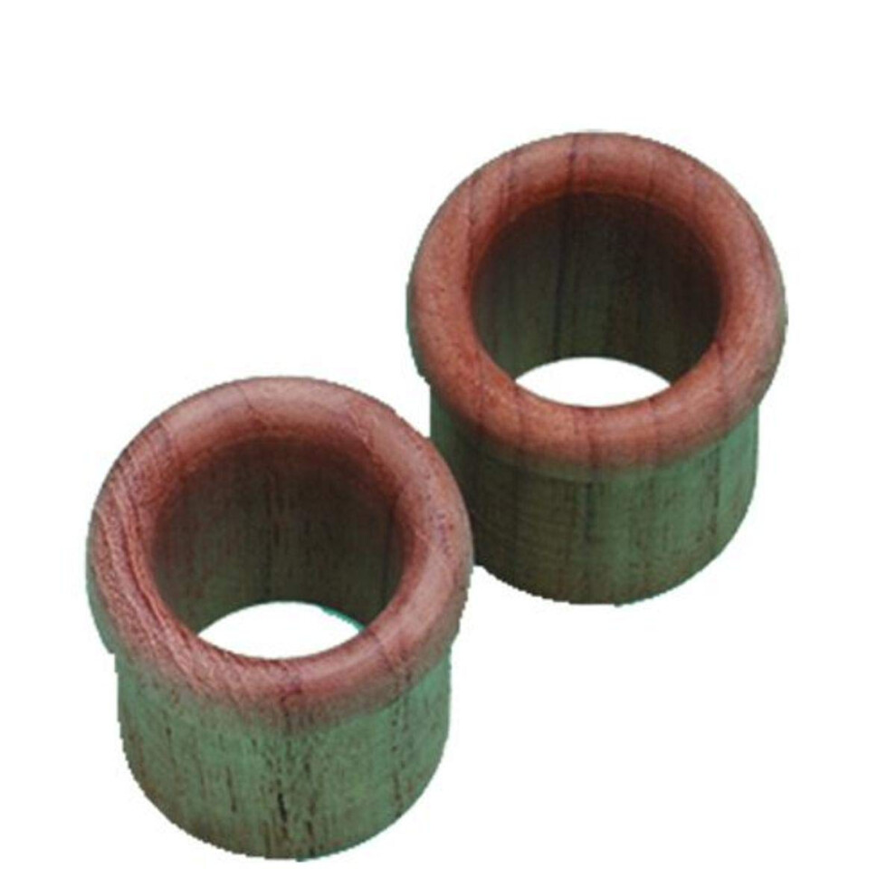 Seateak Holz-Finger-Schubladengriffe, 2Er-Pack, 1 H X 1-1/4 B, 100 % Massives Teakholz, Handgeschliffen Und Veredelt, Perfekt F R Boote, Kabinen,-image