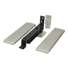 Deltana DASH95U15 Double Action Solid Brass Spring Hinge with Solid Brass Cover Plates