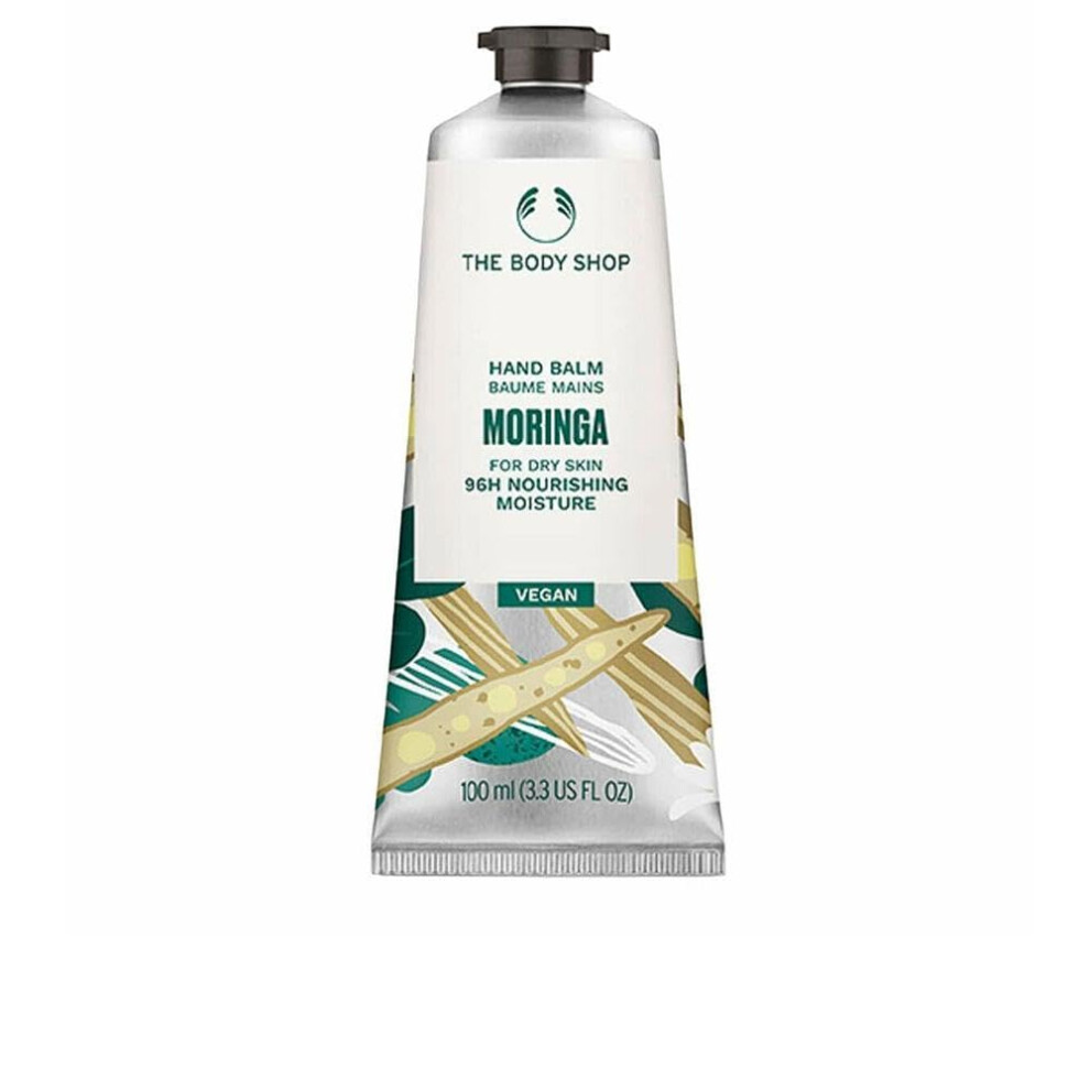 The Body Shop Moringa Hand Cream - Floral Fragrance  On-the-Go Hydration & Protection - 3.3 oz