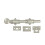 Deltana 8SB15 HD Solid Brass 8-Inch Surface Bolt 1