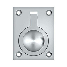 Deltana FRP25U26 Tirador de Anillo de Latón Macizo de 2 1/2" x 1 7/8"
