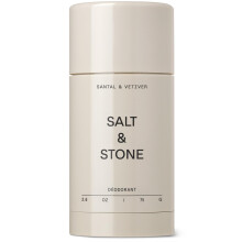 SALT & STONE Natural Deodorant - Santal & Vetiver Extra Strength Natural Deodorant for Women & Men Aluminum Free with Seaweed Extracts Shea Butter
