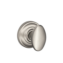 SCHLAGE Siena Knob with Andover Trim Non-Turning Lock Satin Nickel (F170 SIE 619 AND)