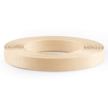 Rollo de chapa de madera de arce Skelang de 19 mm x 152 m, preencolada, termoadhesiva, cinta de madera flexible