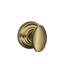 SCHLAGE Siena Passage Knob Andover Rose Antique Brass