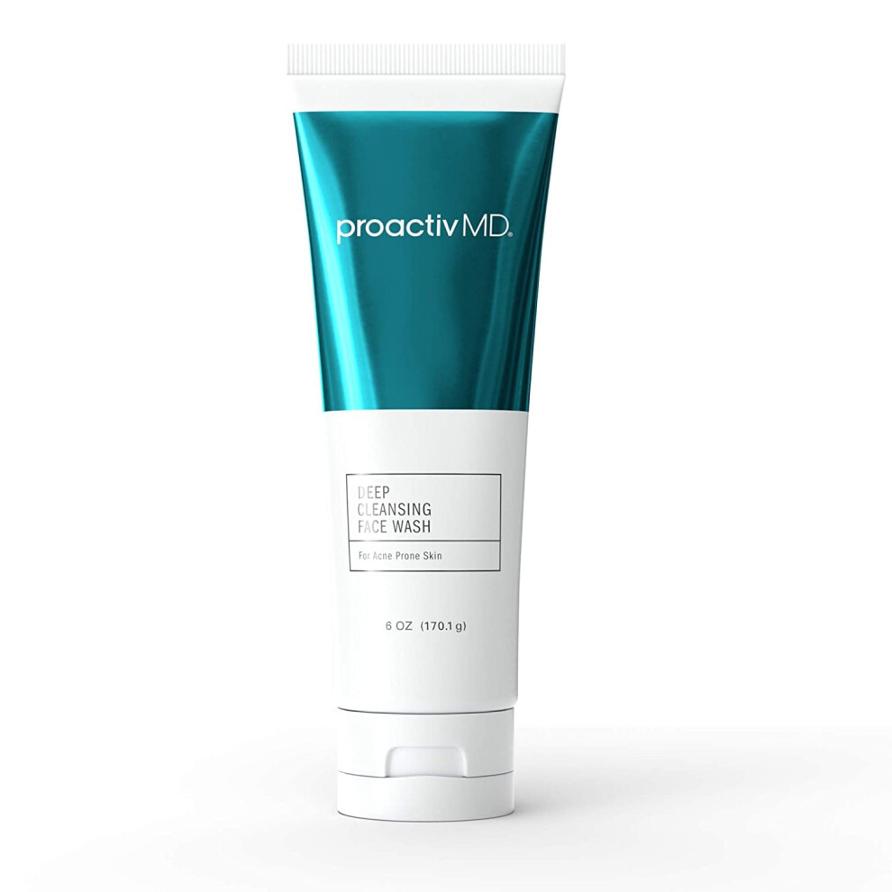 Proactiv MD Exfoliating Face Wash  Gentle and Hydrating Facial Cleanser and Acne Treatment for Sensitive Skin  6 Oz Clear Unscented