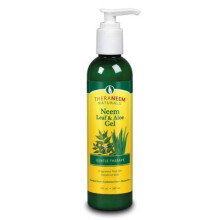 Gel Theraneem la feuille de neem et l'aloe vera | Rafra chit et nourrit la peau | Feuille de neem et aloe vera bio | 237 ml (sans parfum)