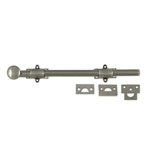 Deltana 12SB15A HD Solid Brass 12-Inch Surface Bolt