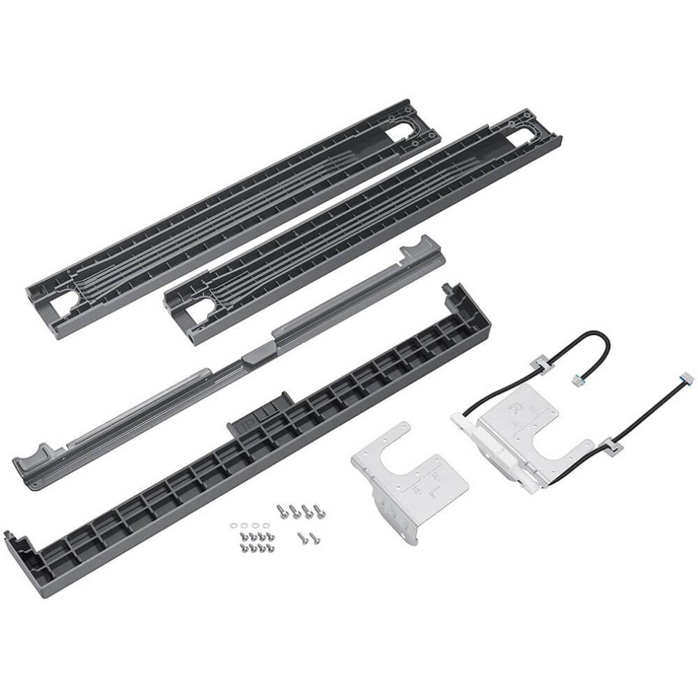 Samsung Op Maat Gemaakte Frontlaadwasmachine-Droger, Stapelbaar En Multicontrol-Combokit Inclusief Afdekking Om De Ruimte Tussen De Wasmachines O-image