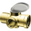 Moen A720P Shower Arm Diverter Polished Brass 1