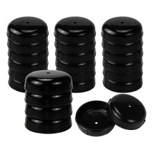 1-1/2 inch smeedijzeren terrasmeubilair voetdoppen 24 verpakkingen rond plastic buiten stoelpoot vloerbeschermers stoelpootdoppen terrasmeubilair ver