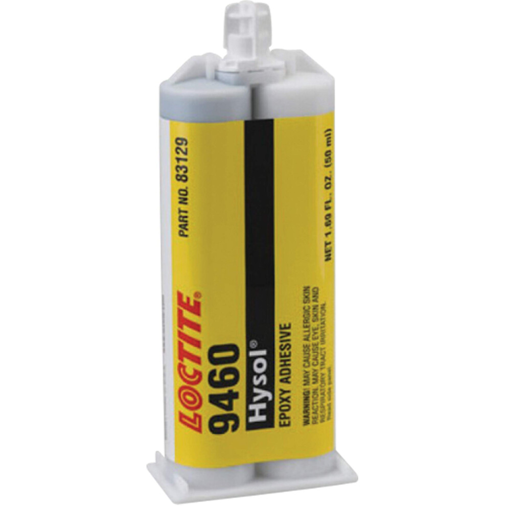 Loctite 9460 Hysol Non Sag Epoxy Structural Adhesive  50 mL Dual Cartridge  Gray (pack of 1)