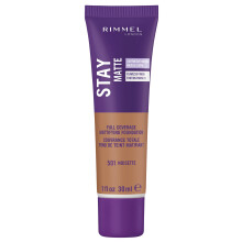 Rimmel London, Stay Matte, Πλήρης Κάλυψη Mattifying Foundation, 501 Noisette, 1 fl oz (30 ml)