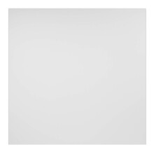 Genesis Smooth Pro White Vinyl Ceiling Tiles - Easy Drop-in Installation - Waterproof Washable and Fire-Rated (6x6 Inch Sample)