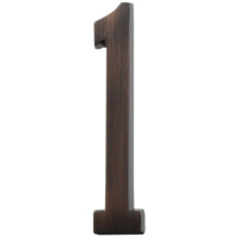 Distinctions 843255 House Adhesive Plaque Number 1 4"""" Aged Bronze