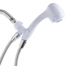 Niagara Conservation N2935 Earth Spa 3-spray met 2 GPM 2,7 inch. Handdouchekop voor wandmontage in wit, 1-pack | Douchekopsproeier voor de badkamer m