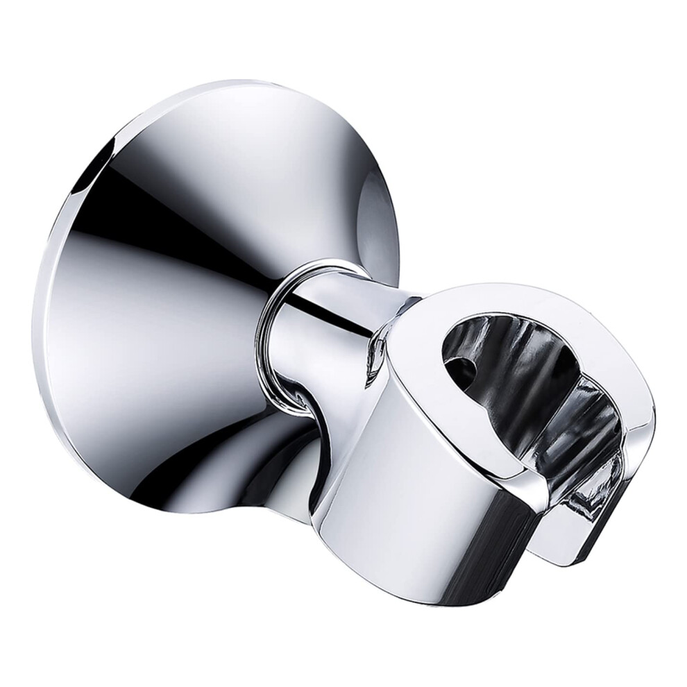 BRIGHT SHOWERS Handheld Shower Head Holder with Dual Angle Positions  Wall Suction Bracket Includes Adhesive 3M Disc  No Tools Required and Easy Insta