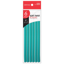 DONNA 7 Soft Twist grgok 6db habhengerek Hajcsat homentes fodrszformzshoz 3/8(D) LT. ZLD