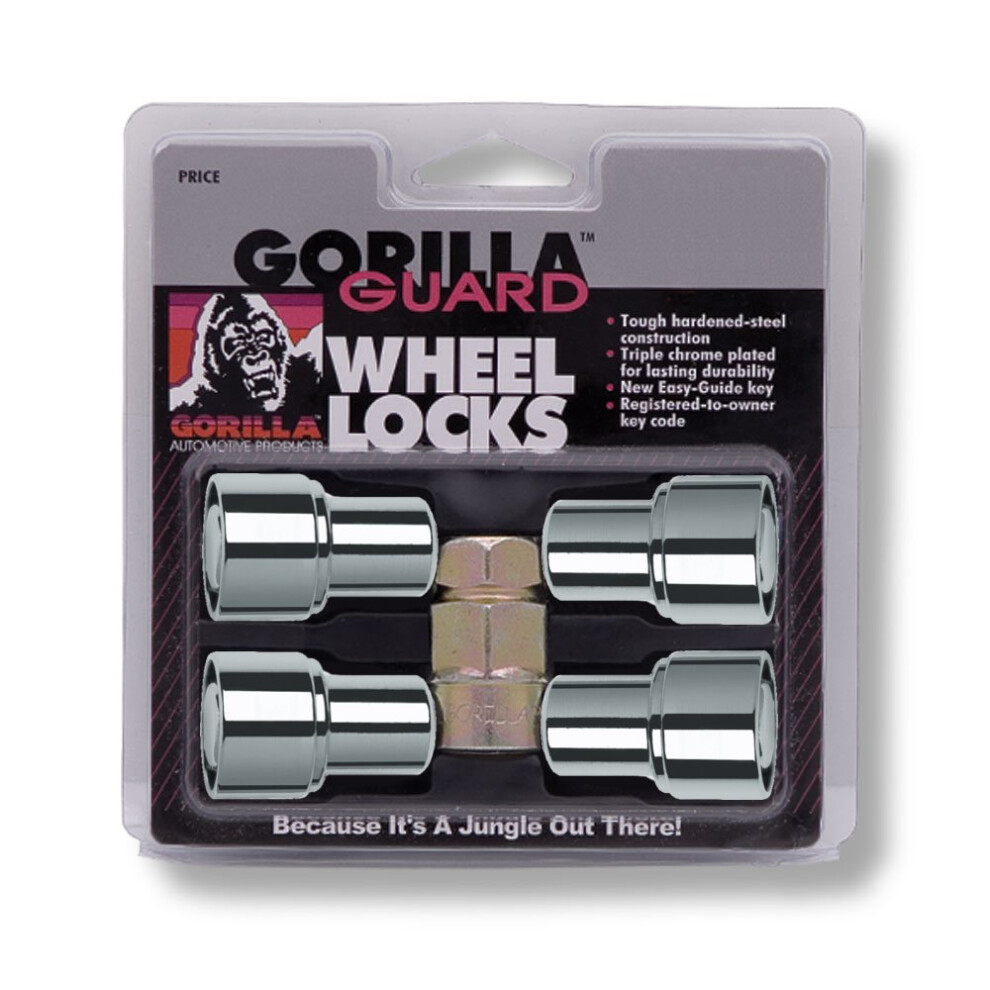 Gorilla Automotive 63631 Standard Mag Gorilla Guard Locks (12mm x 1.50 Thread Size) - Pack of 4