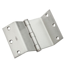 National Hardware N236-021 DPBF248 Swing Clear Hinge in Satin Chrome 3-1/2 Inch