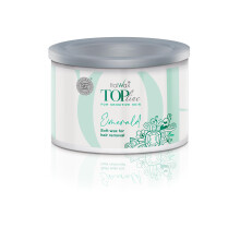 Italwax Top Line Emerald - 397g / 14oz - Soft wax for hair removal - Uncented - Liposoluble syntetic formulation - Ideal for waxing all body area