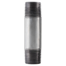 LDR Industries 303 12X8 pijpnippel 1/2-inch x 8-inch zwart