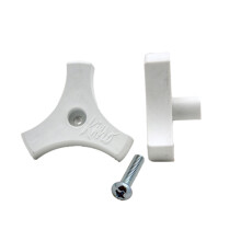 AP Products 013-510 Korba okienna ze śrubą 1"""" / Biała