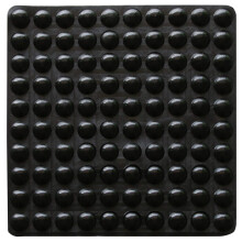 LLRY 100 Pieces Rubber Feet Pads Adhesive Buffer Pads Door Bumpers Self Stick Noise Dampening Pads Small Clear Soft Close Cabinet & Furniture Bumpers