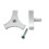 AP Products 013-511 Λαβή στροφάλου παραθύρου με βίδα 2"" / Λευκό 1