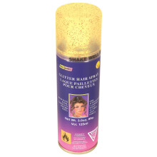 Rubies Kostm 18023 Co Glitzer-Haarspray, Gold, Einheitsgre