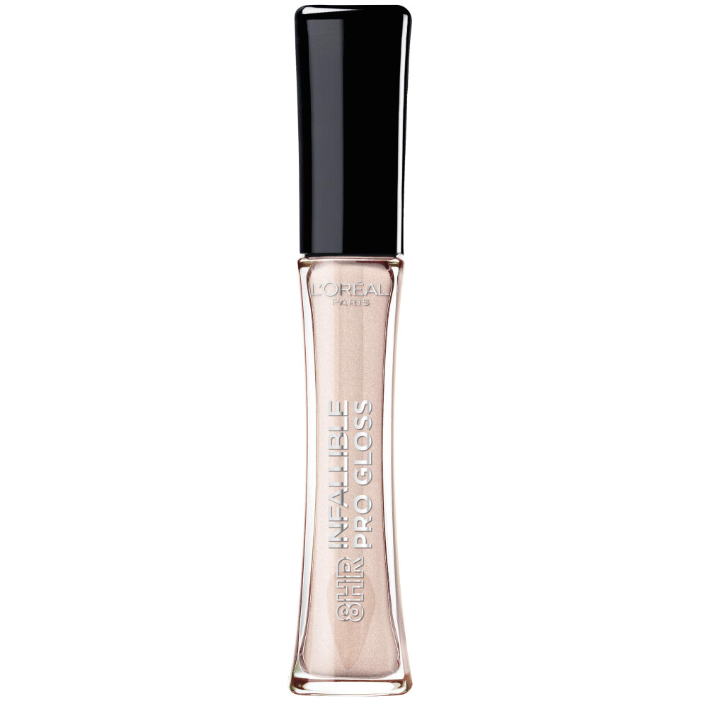 LOreal Paris Makeup Infallible 8 Hour Hydrating Lip Gloss  Frosted  0.21 Fl Oz