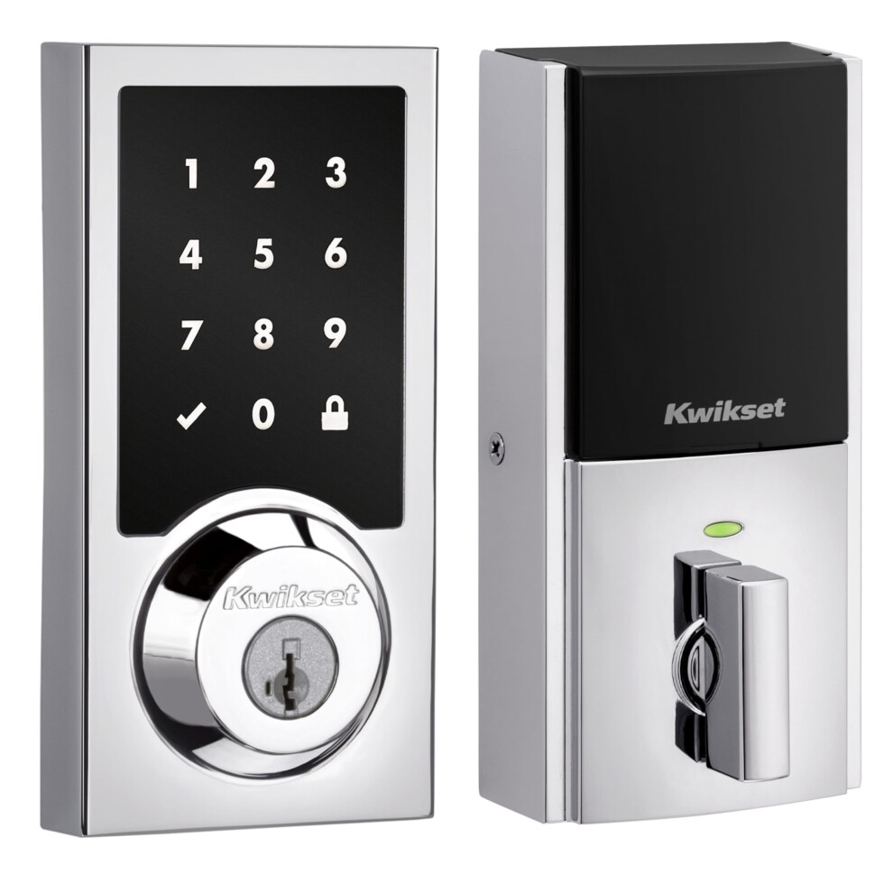 Kwikset HomeConnect 918 Contemporary Z-Wave Long Range Enabled Touch Screen Lock Works with Ring Alarm  Samgsung SmartThings Hub Required  Sold Sepera-image-OPC-PGTHT8T-NEW