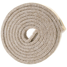 SoftTouch Self-Stick Heavy Duty Felt Strip Roll for Hard Surfaces (1/2"""" x 60"""") Oatmeal
