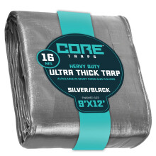 Core Tarps Extra Heavy Duty 16 Mil Tarp Cover, Vattentålig, UV-skydd, Riv- och slitstark