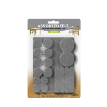 Slipstick Premium Wool Felt Furniture Pads/Floor Protector Variety Pack (37 Pieces) Self Stick Furniture Felt Protection Pads Safe on All Hard Surfa