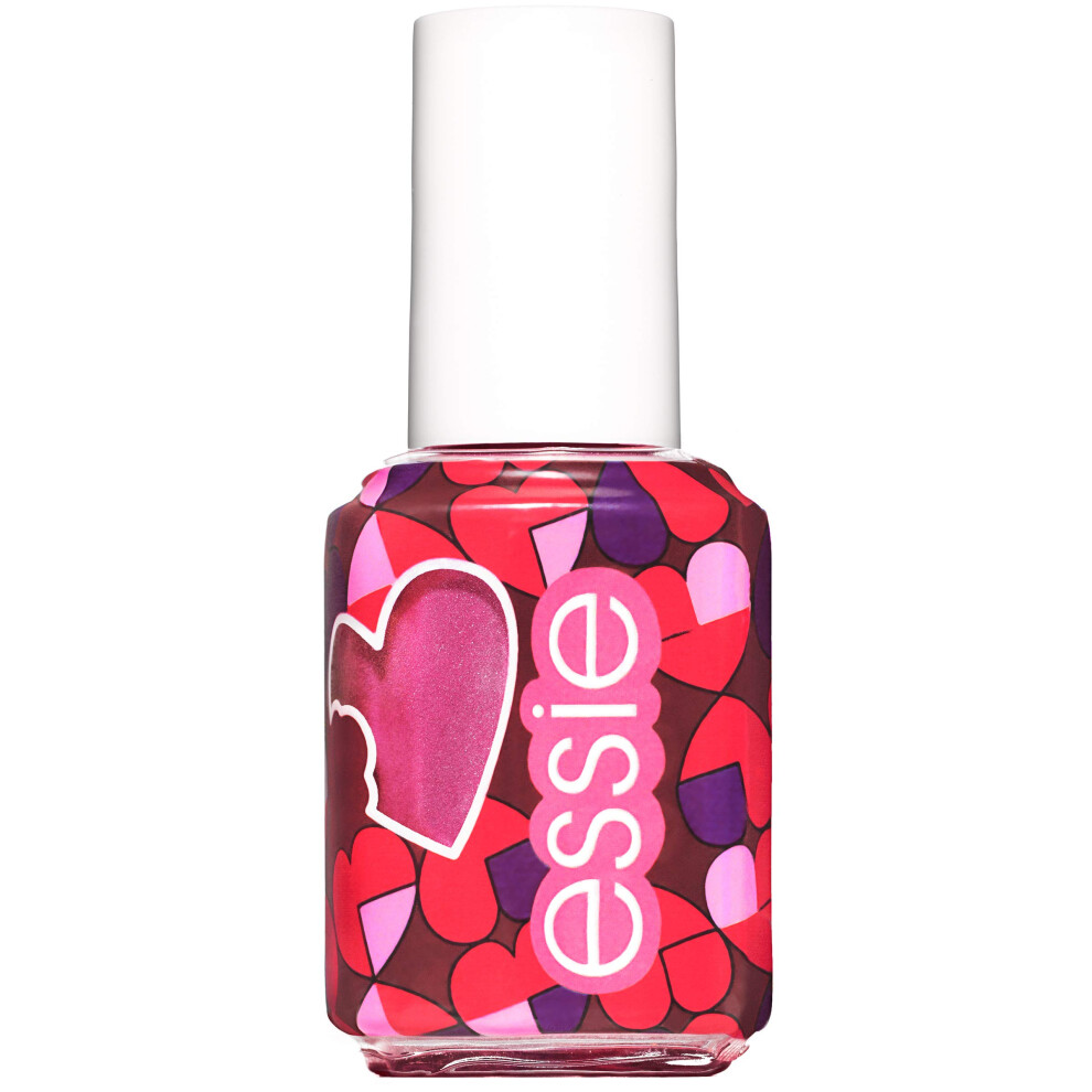 essie nail polish  valentine's day collection  gifts for her  metallic finish  piece  love & chocolate  0.46 fl ounce