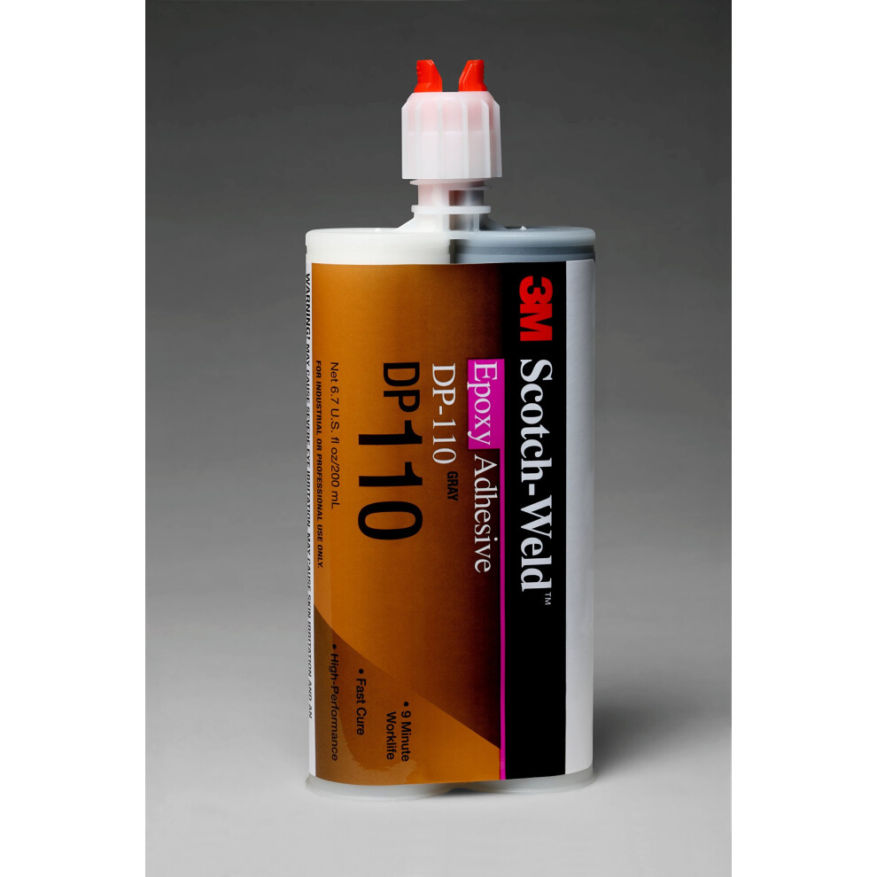3M Scotch-Weld 87274 Epoxy Adhesive DP110  200 mL  Gray  6.76 fl. oz.