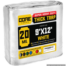 Core Tarps Extremt Tung 20 Mil Tarpöverdrag, Vattentålig, UV-skyddad, Riv- och Tear-proof