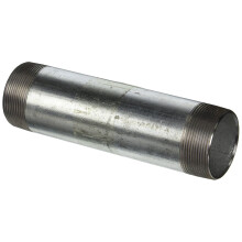 LDR Industries 303 2X8 pijpnippel 2 inch x 8 inch zwart