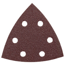 Br   sny papier so such   m zipsom BOSCH SDTR040 Detail Triangle, cerven   , zrnitost 40, 5 kusov
